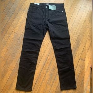 H&M Mens Slim Fit Black Dress Pants - 34x32